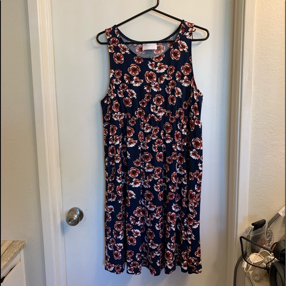 Women’s French Grey pullover sleeveless dress